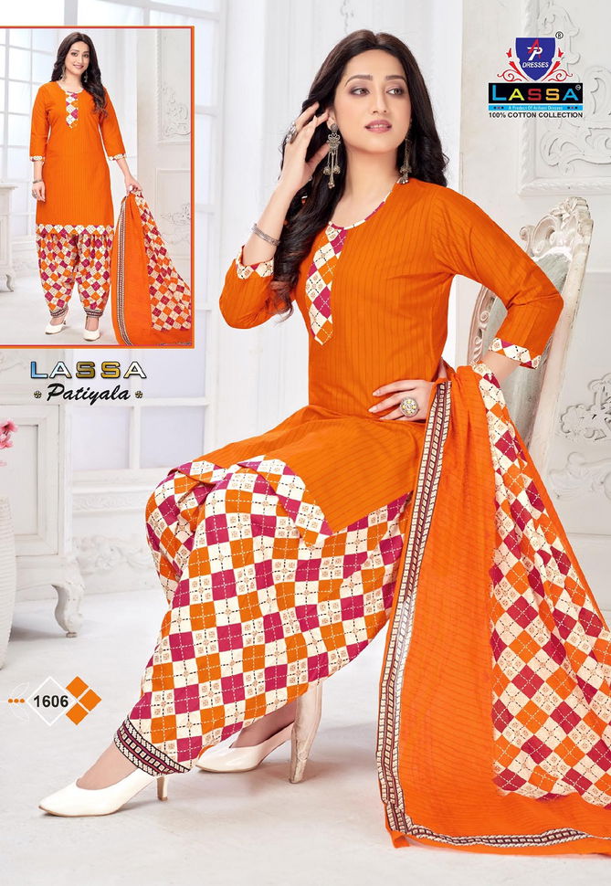 Ap Lassa Patiyala 16 Wholesale Printed Cotton Dress Material Catalog